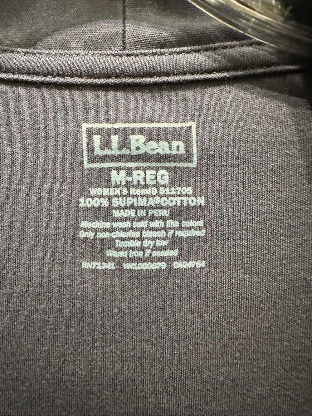 L.L. Bean Women's Navy Open-Front Blazer-Style Cardigan - Picture 5 of 5